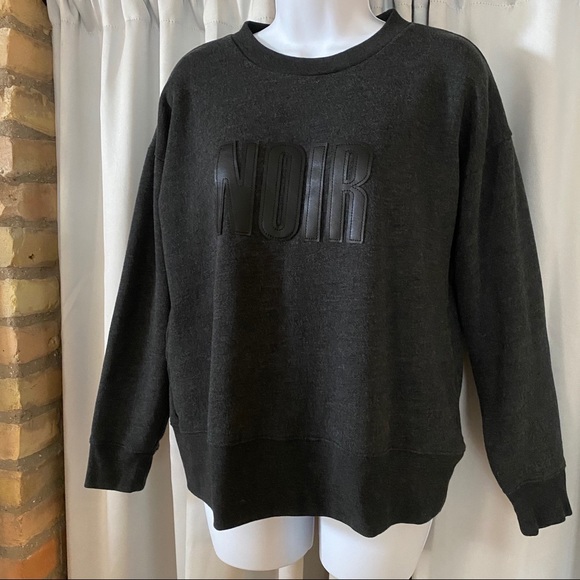 MADEWELL Appliqué NOIR Crewneck Sweatshirt - Picture 3 of 6